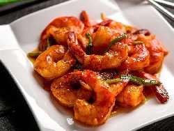 Бързи скариди със сос по азиатски - снимка на рецептата
